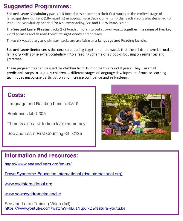 See and learn Summary