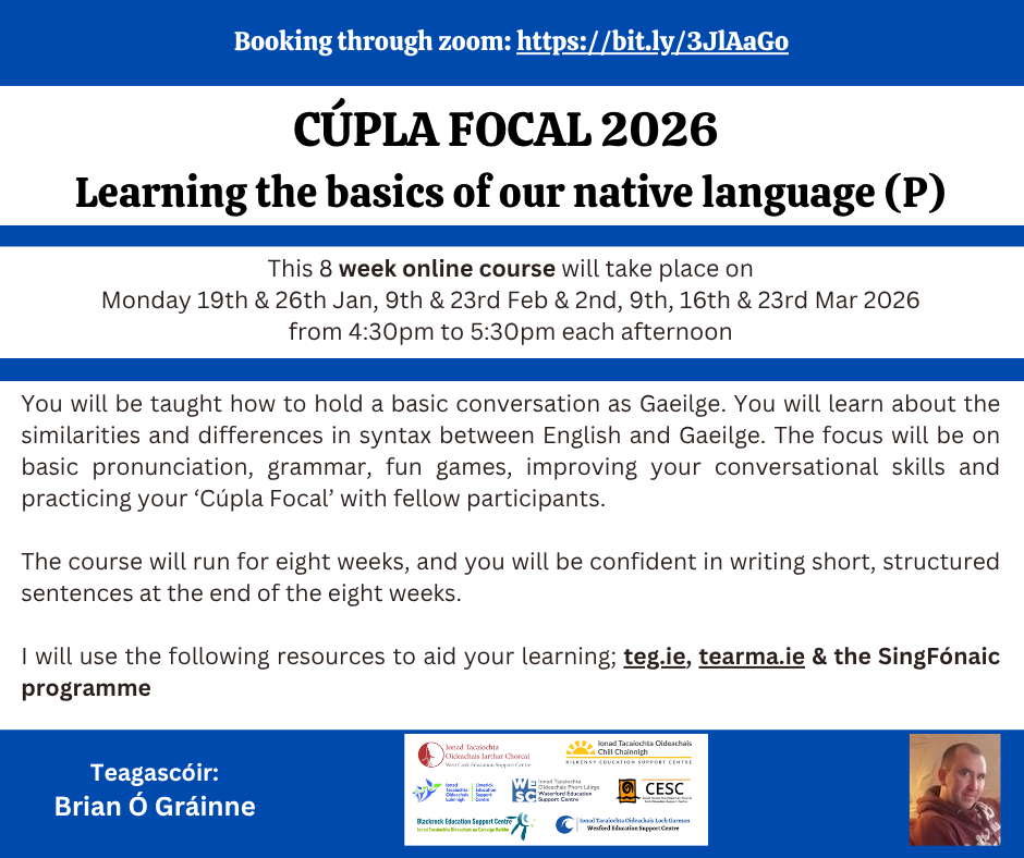 26LC 01 007 - CÚPLA FOCAL 2026 SG (WC) - Learning the basics of our Native Language - Primary