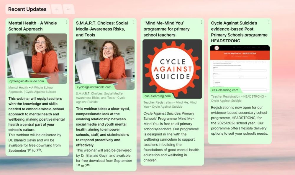 dublin south east blackrock dun laoghaire loughlinstown cfsn notice board