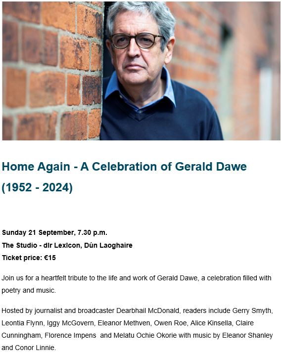 home again a celebration of gerald dawe