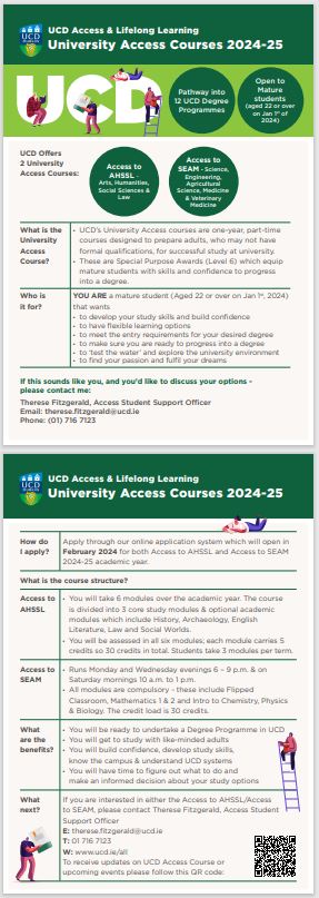 university access courses 2024 25