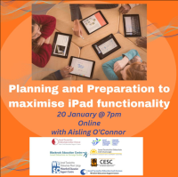 26LC 01 024 SG (LK) - Planning and Preparation to maximise iPad functionality