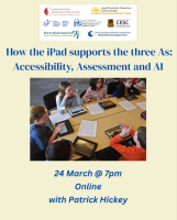 26LC 03 019 SG (LESC) - 	How the iPad supports the three As: Accessibility, Assessment and AI
