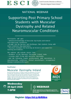 26LC 04 025 ESCI BESC - Supporting Post Primary School  Students with Muscular  Dystrophy and Related  Neuromuscular Conditions