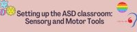 ESCI Webinars-Setting up an ASD Classroom Sensory & Motor Skills Supports 15th June 7pm